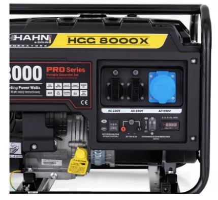 Hahn & Sohn HGG 8000X gasoline generator 5-year warranty