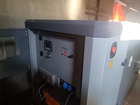 Installation of a silent generator for the company Dědek kořenář in Pardubice