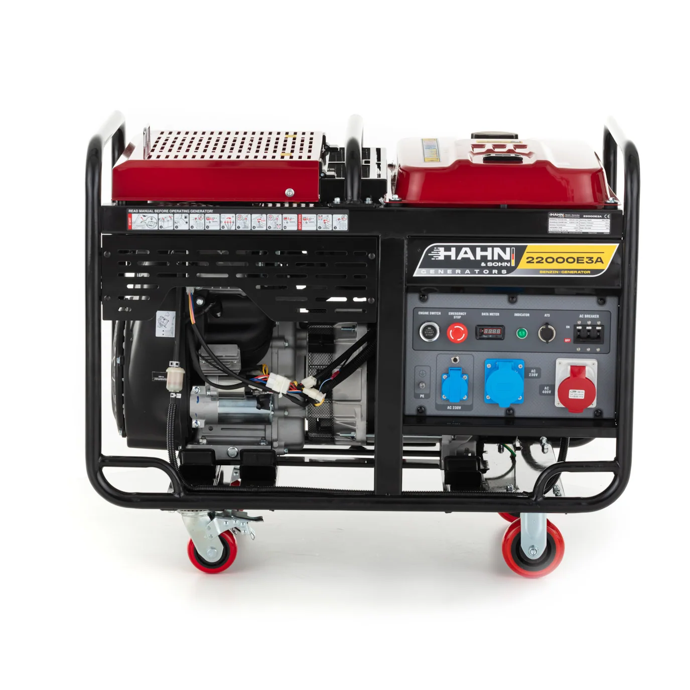 Benzínový generátor Hahn & Sohn HGG 22000E3A 5-ročná záruka