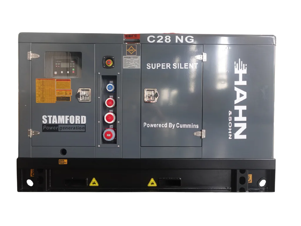 Hahn & Sohn plynová elektrocentrála C28NG