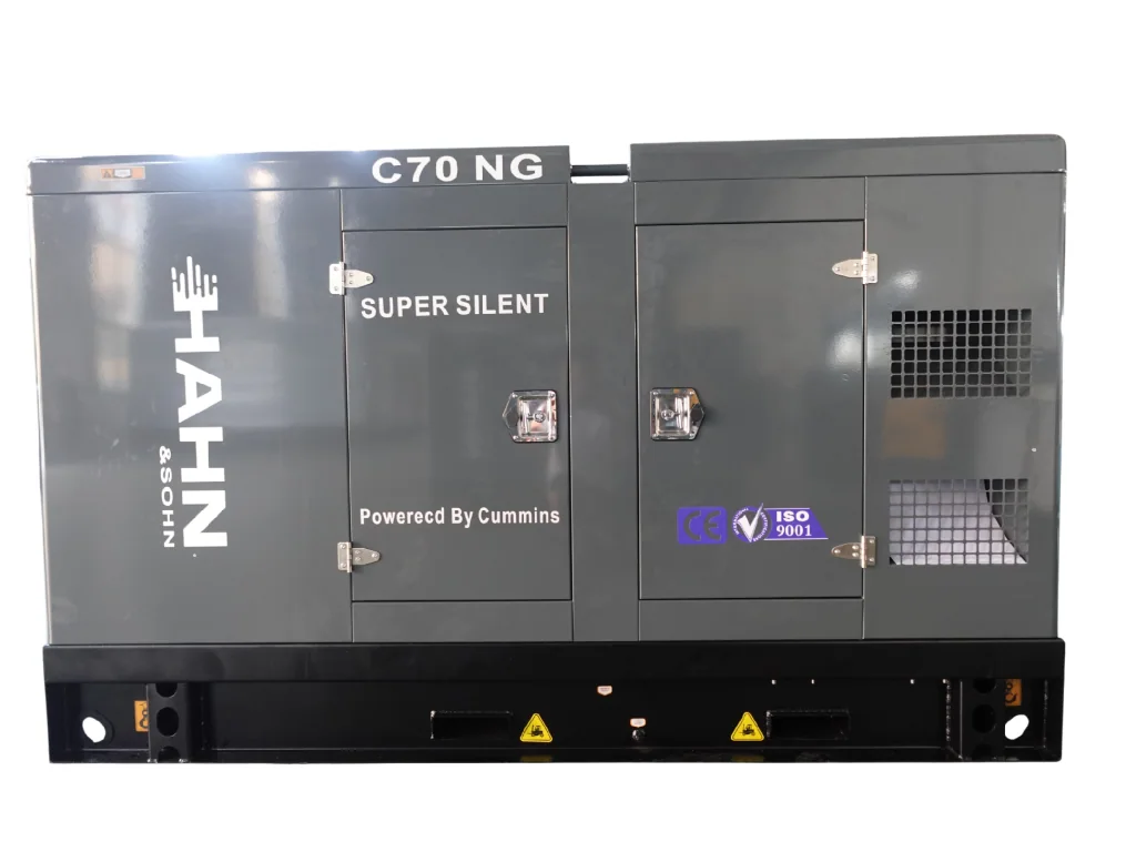 Hahn & Sohn plynová elektrocentrála C70NG
