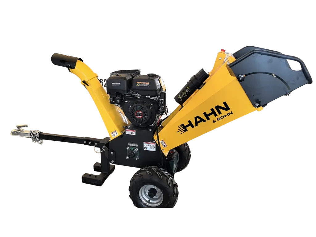 Benzínový záhradný drvič dreva Hahn & Sohn HDV03APRO-E s elektrickým štartom