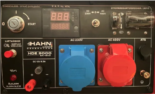 Hahn & Sohn Dieselgenerator HDE 9000SA-SA3 1/3
