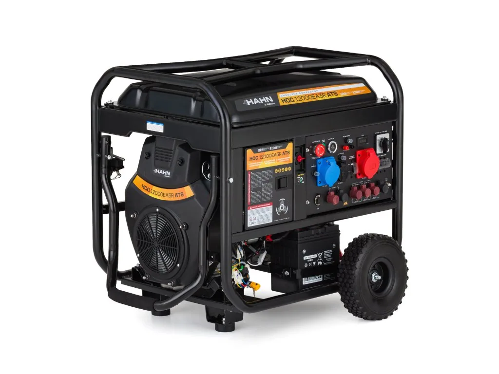 Benzínová elektrocentrála Hahn & Sohn HGG 12000EA3R ATS, 12 kW, 230/400 V